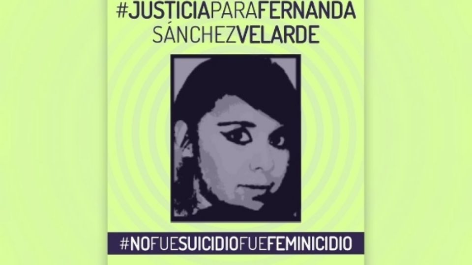 El caso de Fernanda, no fue suicidio