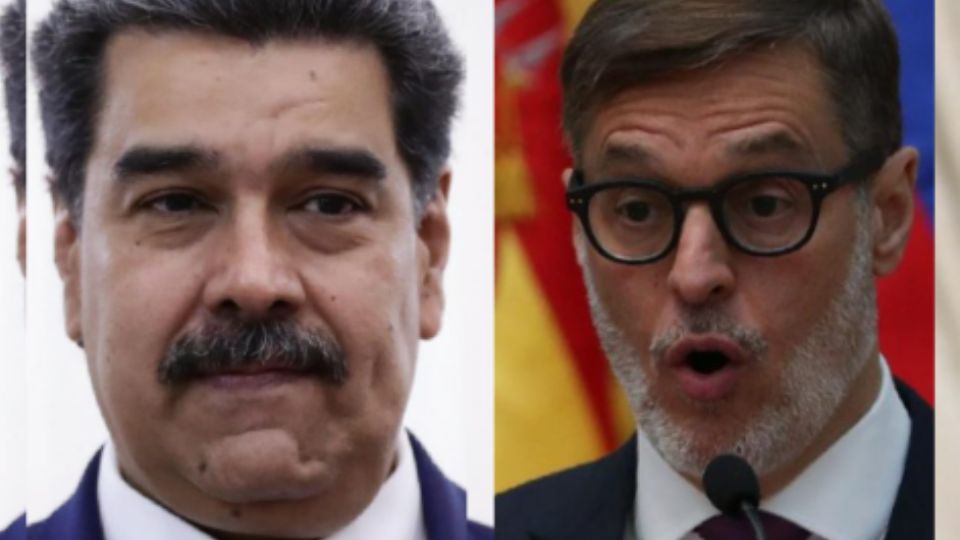 El presidente de Venezuela, Nicolás Maduro, y Félix Plasencia, nuevo embajador en Colombia.