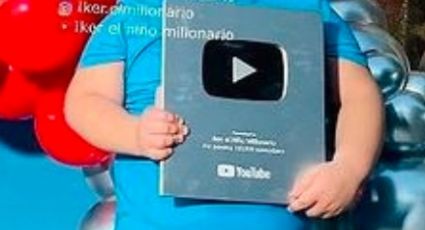 ¡A celebrar! Iker, ‘El niño millonario’, alcanzó sus primeros 100 mil suscriptores en YouTube