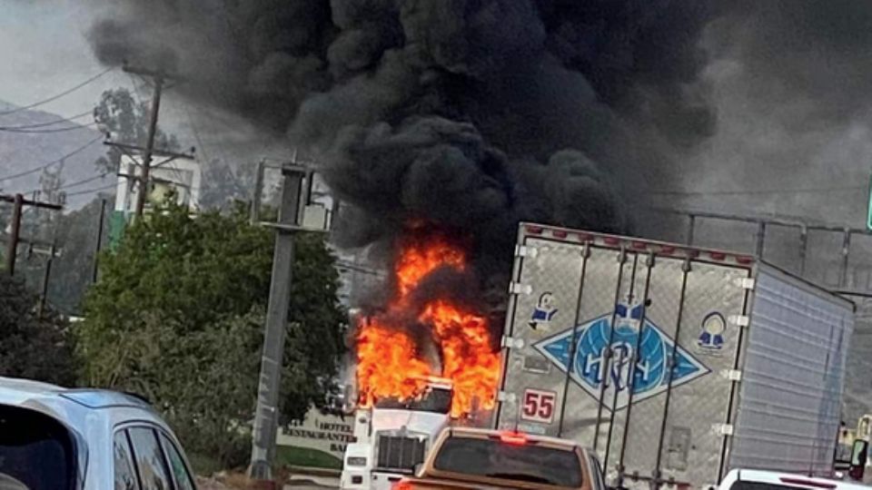 Narcobloqueos en Tijuana