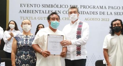 Gobernador de Chiapas entrega apoyos del programa ‘Pago por Servicios Ambientales’