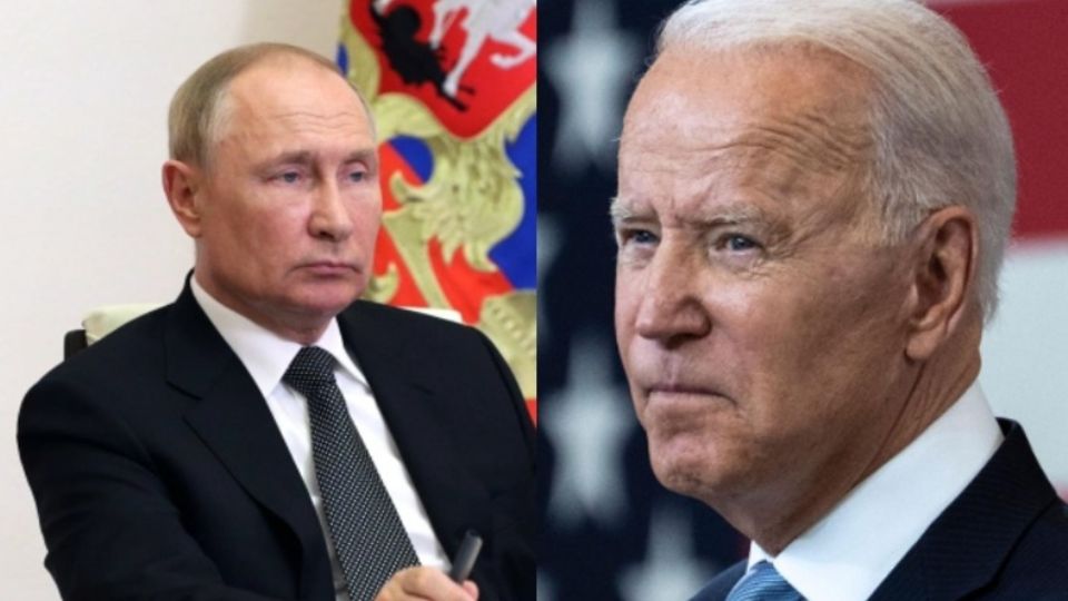 Vladimir Putin, presidente de Rusia y Joe Biden, mandatario estadounidense