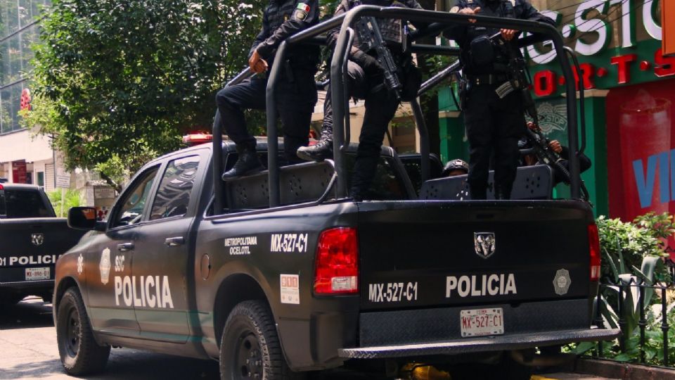 Policías Capitalinos realizan patrullajes por las principales calles de la Ciudad (imagen ilustrativa).