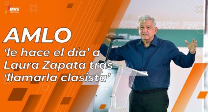 AMLO ‘le hace el día’ a Laura Zapata tras ‘llamarla clasista’