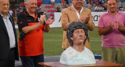 Los mejores memes del busto de Maradona en su homenaje durante el torneo COTIF La Alcudia