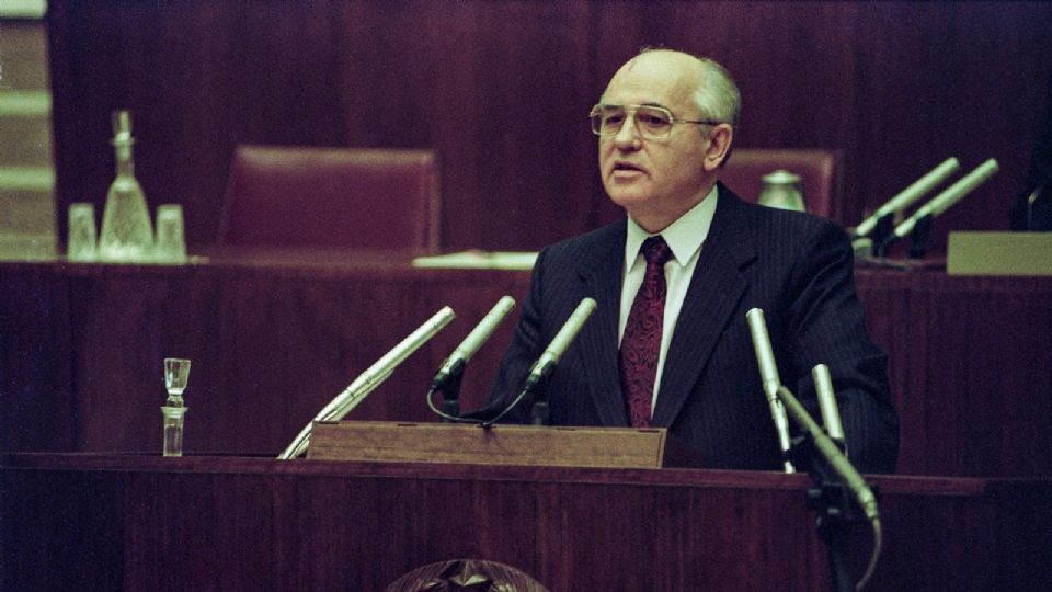 El último dirigente soviético, Mijaíl Gorbachov, en 1991