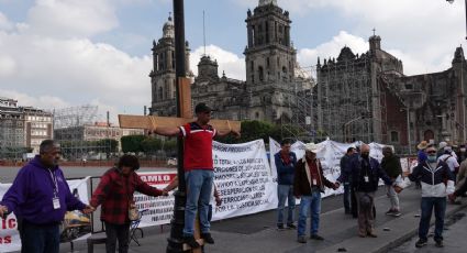 Fallece líder de ferrocarrileros jubilados en protesta en la Ciudad de México