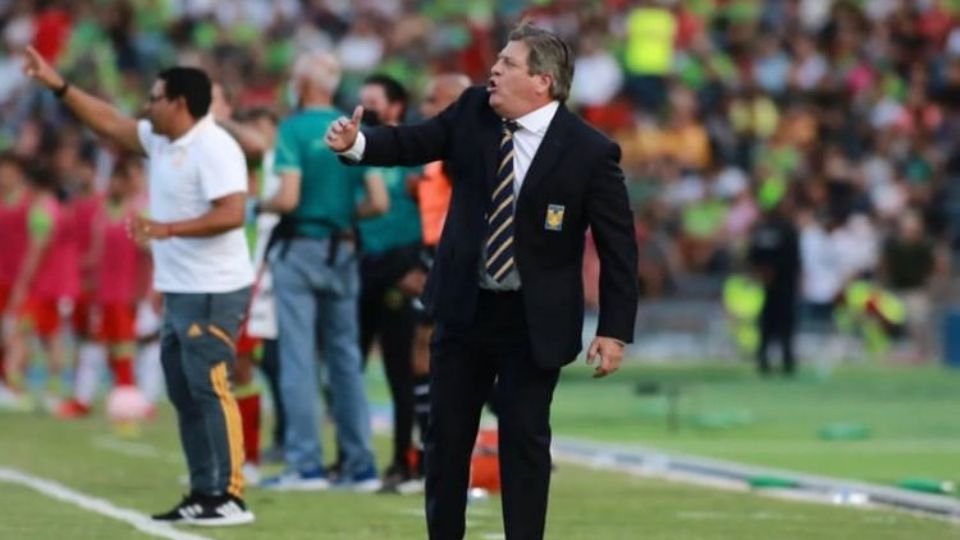 Miguel Herrera, director técnico de los Tigres.