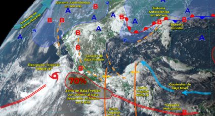 Depresión tropical Once E reforzará potencial de lluvias en cinco entidades de México