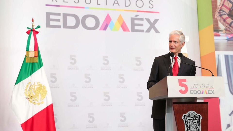 Penúltimo informe de actividades el gobernador del Estado de México, Alfredo del Mazo.
