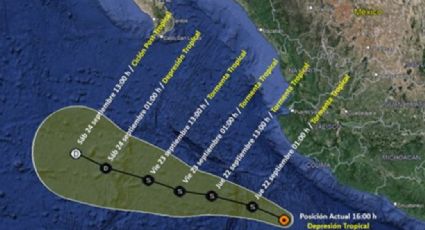 Surge depresión tropical; se llamará ‘Newton’ en caso de convertirse en tormenta