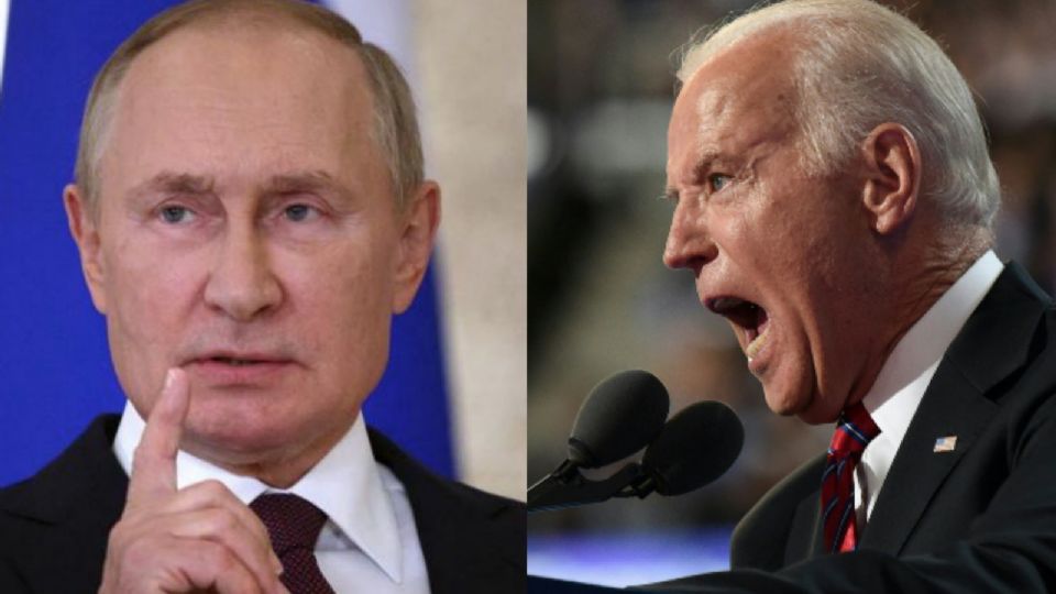 Vladímir Putin, presidente de Rusia y Joe Biden, mandatario de EU