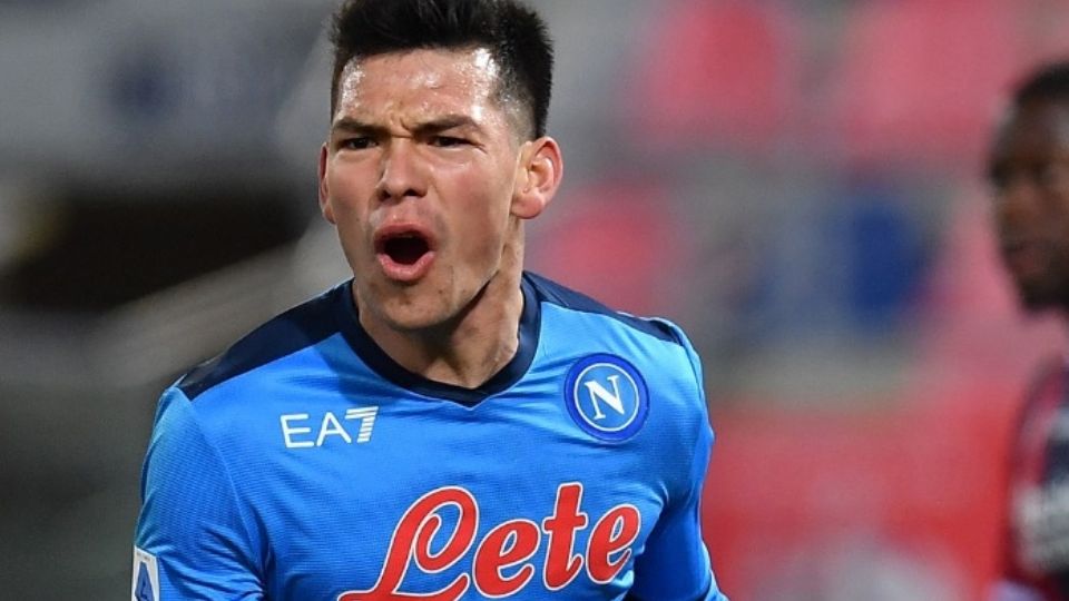 Hirving Lozano, jugador del Napoli