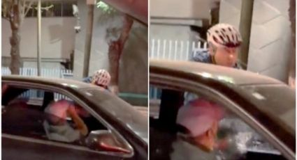 Ciclista golpea a un conductor con un candado en CDMX: VIDEO
