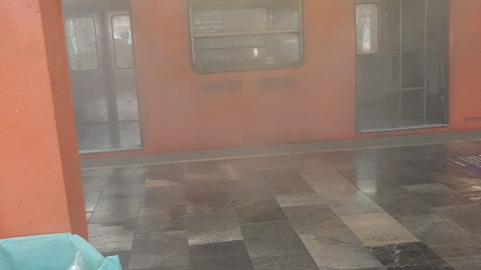 Este incidente se dio en la línea 5 del Metro.