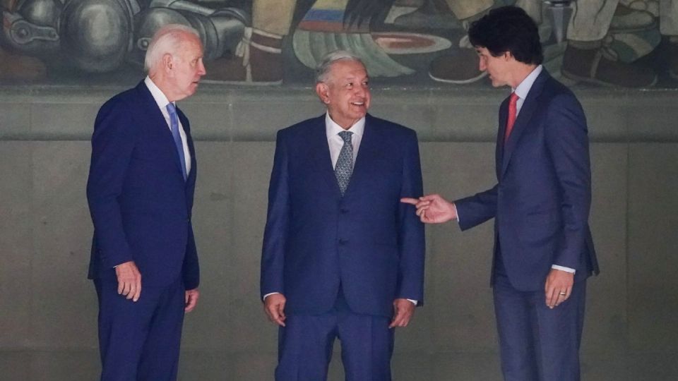 Andrés Manuel López Obrador, Joe Biden y Justin Trudeau.