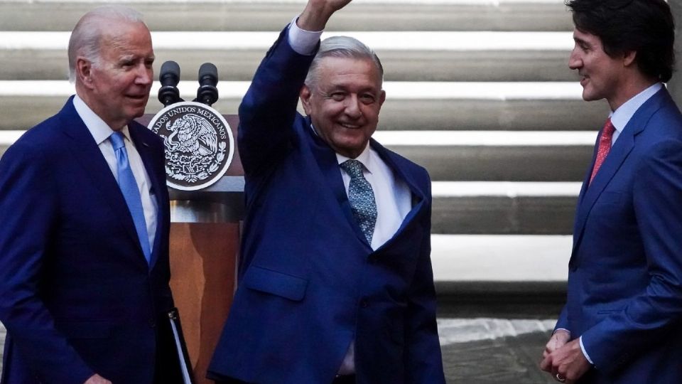 Andrés Manuel López Obrador, Joe Biden y Justin Trudeau.