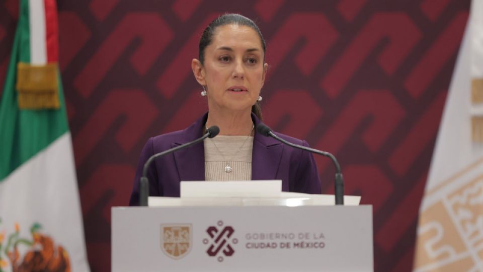 Claudia Sheinbaum, jefa de Gobierno de la CDMX.