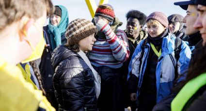 Greta Thunberg es detenida en una protesta contra las minas alemanas