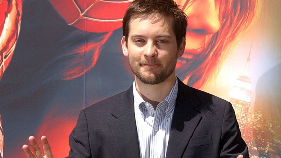 El actor estadounidense Tobey Maguire, protagonista de la película Spiderman