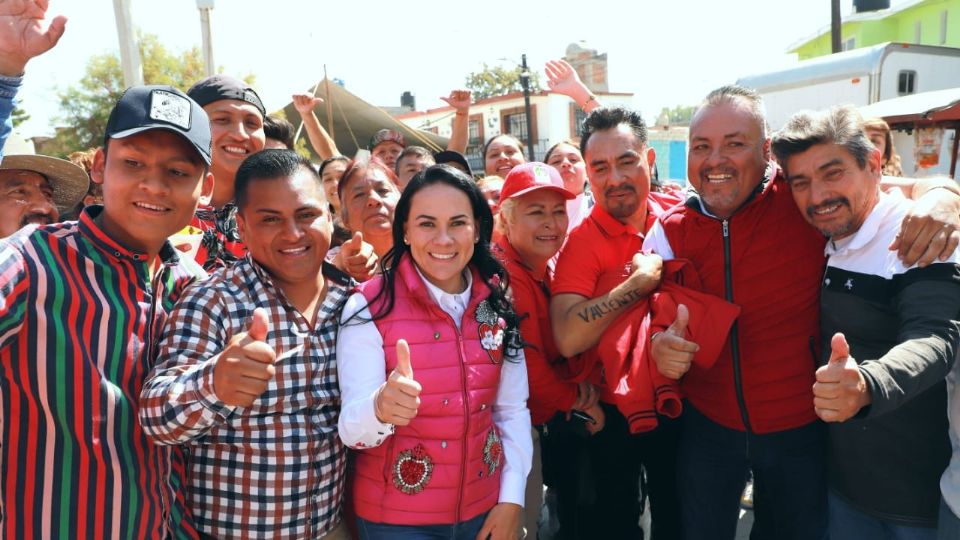 Alejandra del Moral, precandidata del PRI a la gubernatura del Edomex.