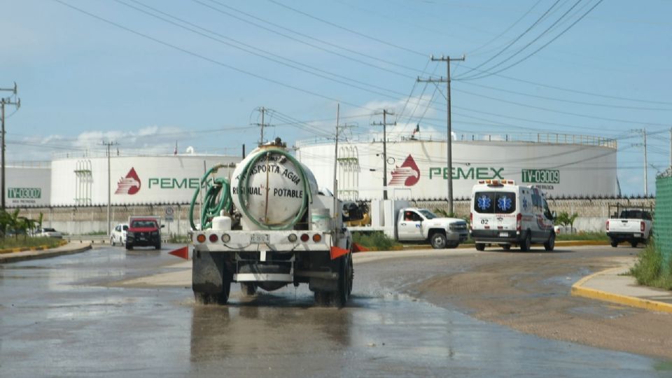 Algunas de las zonas de la Refinería Dos Bocas.