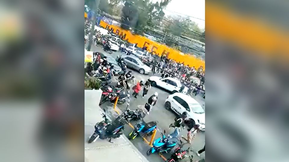 Hechos de violencia se registraron la tarde del jueves en el CCH Naucalpan.