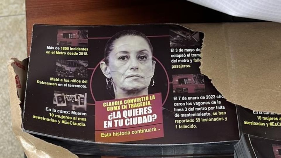 Inician investigaciones por el tipo de propaganda que se encontró en la alcaldía Cuauhtémoc.