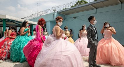 Joven luce vestido de quinceañera para celebrar su cumpleaños y se hace viral