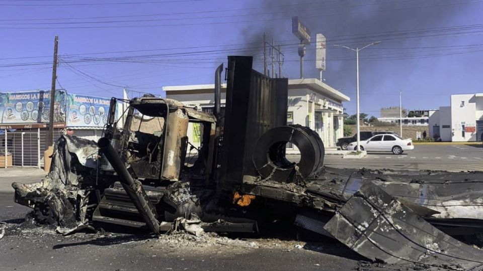 Bloqueos en Culiacán.