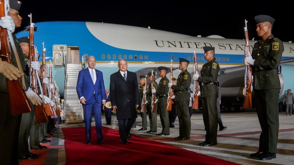 Joe Biden, presidente de EU, y AMLO, presidente de México.