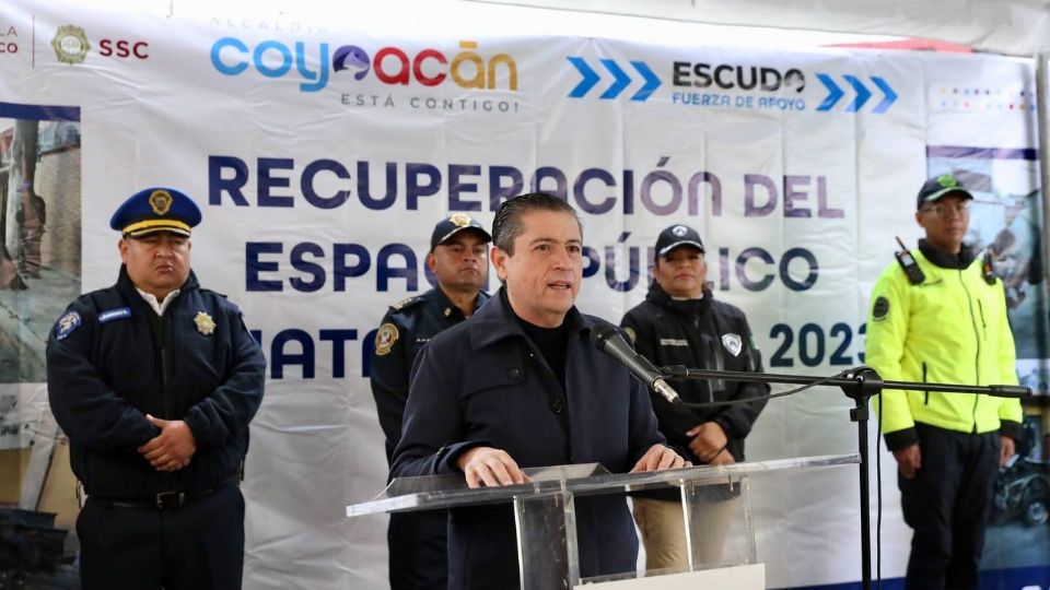 Recuperación del espacio público en Coyoacán.