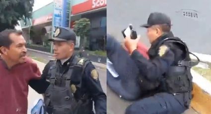 Investigan a policía que intentó detener a personas por pegar propaganda política