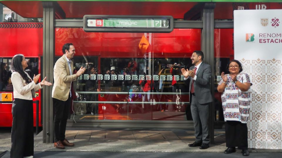 GCDMX cambia nombre a estación del Metrobús.