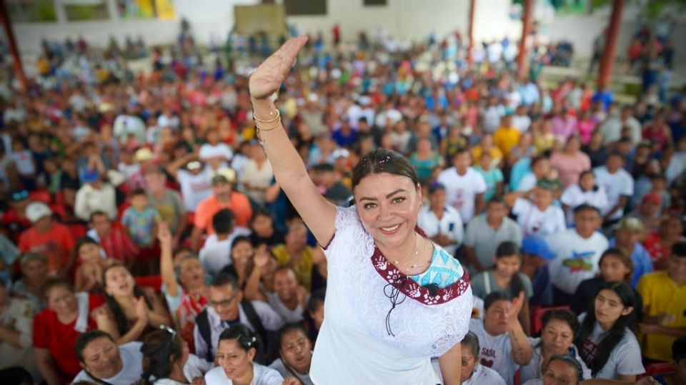 Sasil de León, aspirante a la gubernatura de Morena en Chiapas.