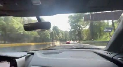 México-Cuernavaca: Captan choque a alta velocidad de Porsche contra autobús (Video)