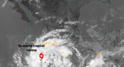 Tormenta tropical ‘Norma’ ocasionará lluvias muy fuertes; sigue su trayectoria en vivo