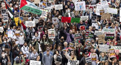 Judíos protestan en el Capitolio de EU para un alto al fuego en Gaza | VIDEOS