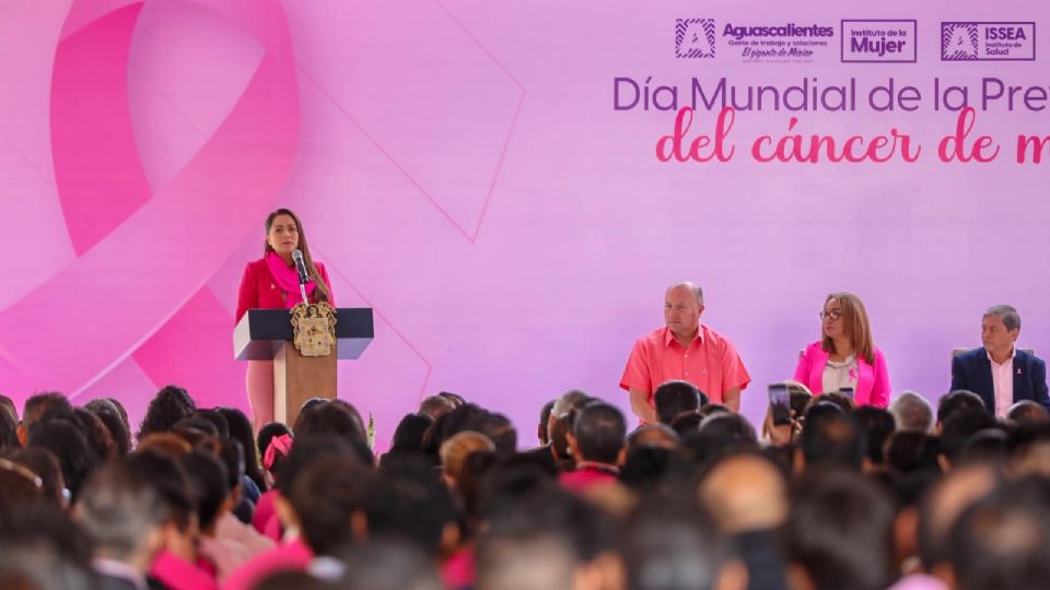 Tere Jiménez, gobernadora de Aguascalientes.