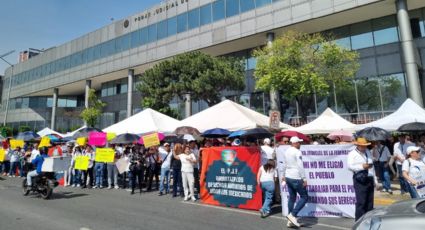 Siguen las protestas de trabajadores del Poder Judicial de la Federación