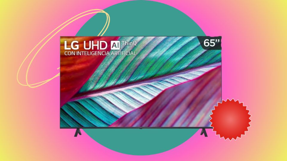 Esta pantalla LG LED smart TV de 65 pulgadas tiene descuento de 3 mil pesos en Suburbia.