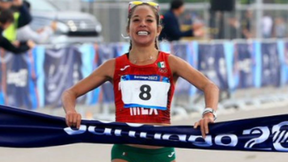La mexicana Citlali Cristian Moscote, de 28 años, ganó la maratón femenil en los Juegos Panamericanos de Santiago 2023.