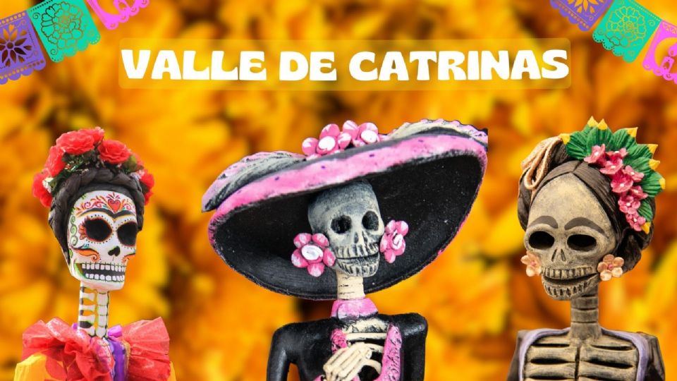 En Día de Muertos, Atlixco recibe a los turistas con su 'Valle de Catrinas'.