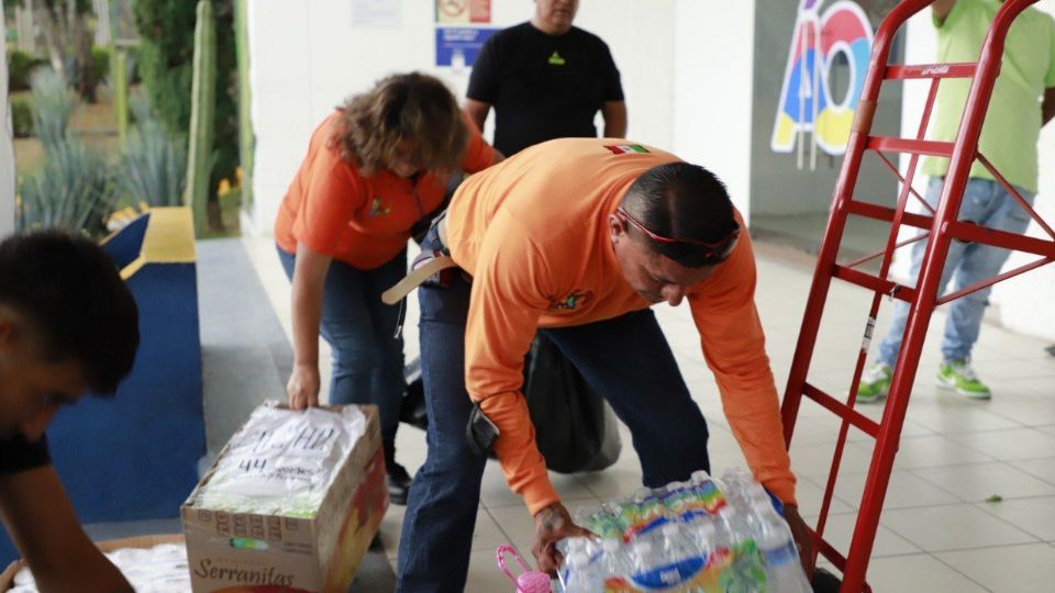 En la alcaldía Álvaro Obregón se instaló un centro de acopio.