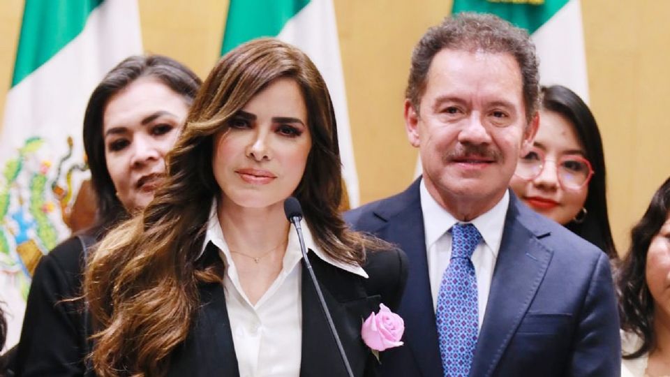 Gloria Trevi en la Cámara de Diputados.