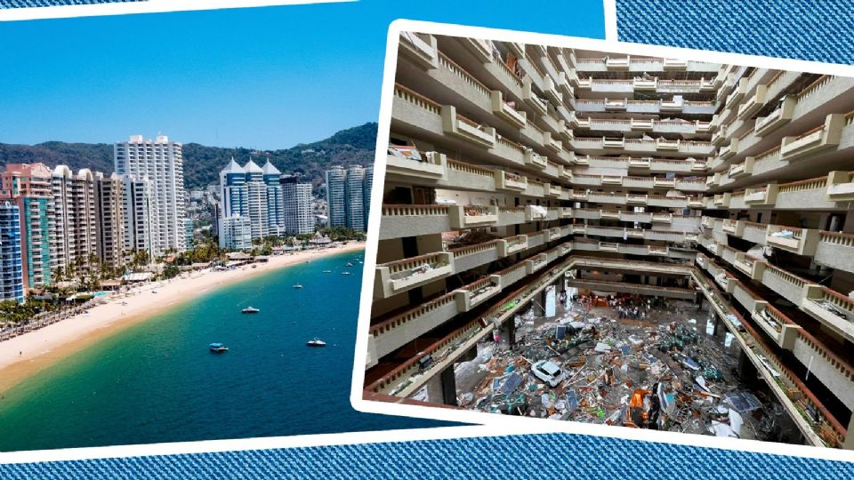 Se viralizan en Internet del antes y después de Acapulco tras el impacto del huracán 'Otis'