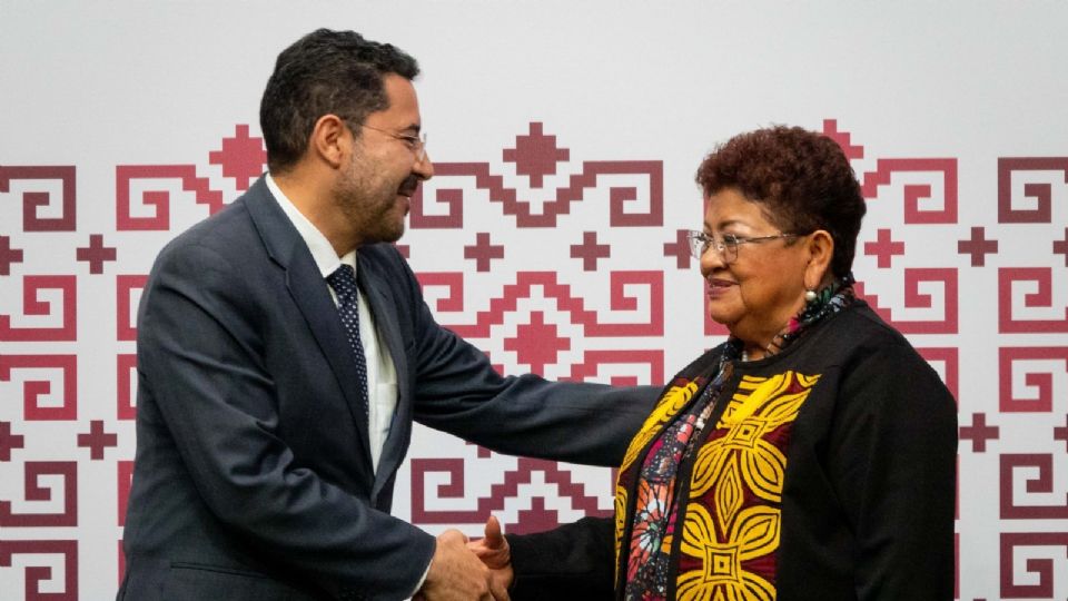 Martí Batres Guadarrama, jefe de gobierno de la Ciudad de México, y Ernestina Godoy, fiscal general de Justicia de la Ciudad de México.