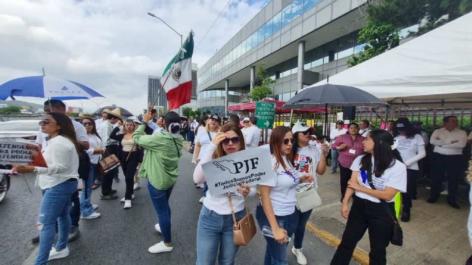 Trabajadores del Poder Judicial de la Federación en Monterrey