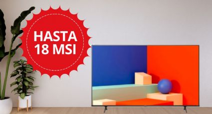 Bodega Aurrera: Pantalla Hisense de 55" con descuento y precio final menor a 8 mil pesos