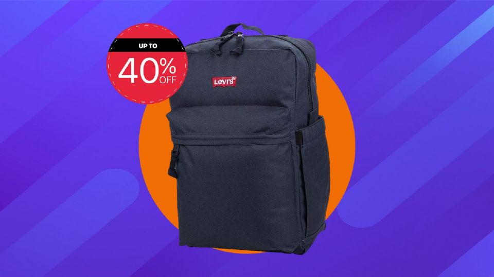 La oferta de esta mochila Levis está disponible en la página web de Coppel.